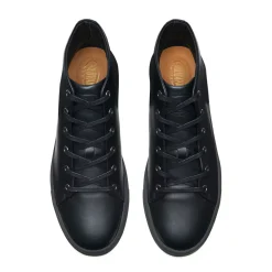 Hot Black Calf High Top Sneaker Women Sneakers|Logger Boots