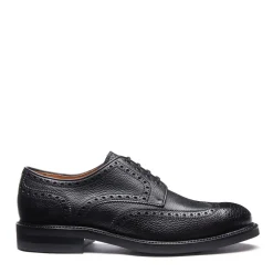 Outlet Black Grain-Calf 4 Eye Gibson Brogue Shoe Gibson Shoes|Logger Boots