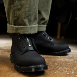 Shop Black Greasy 8 Eye Derby Boot & Zip Guard Bundles|Logger Boots