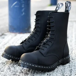 Best Sale 10 Eye Steel Toe Capped Derby Boot Women Derby Boots|Steel Toe Boots