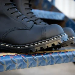 Best Sale 10 Eye Steel Toe Capped Derby Boot Women Derby Boots|Steel Toe Boots