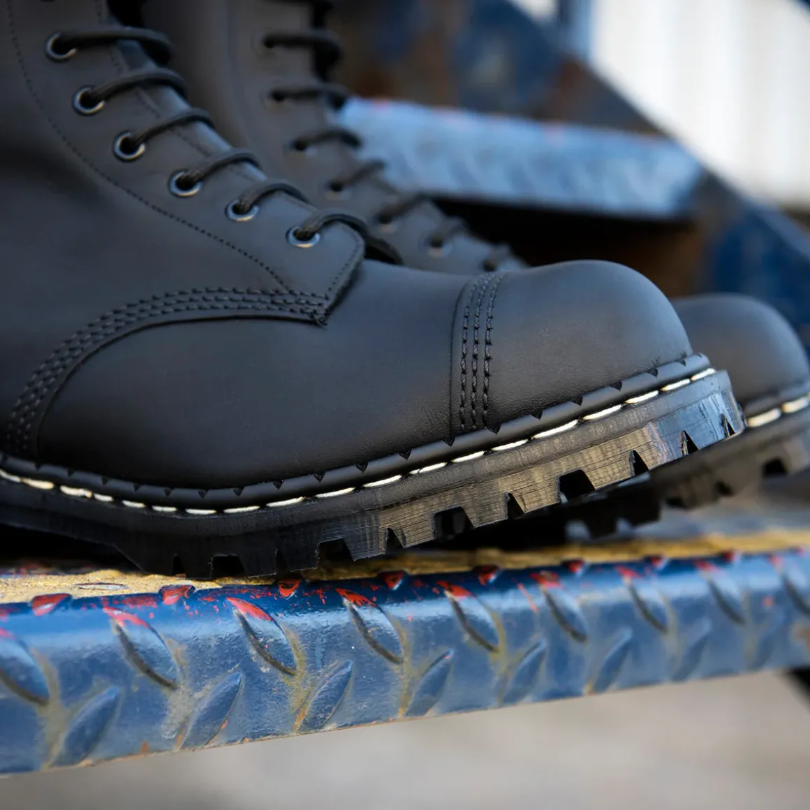 Best Sale 10 Eye Steel Toe Capped Derby Boot Women Derby Boots|Steel Toe Boots