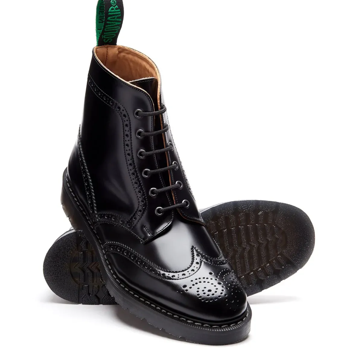 Hot 6 Eye Brogue Boot Women Derby Boots|Logger Boots