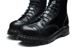 New 10 Eye Steel Toe Capped Derby Boot Women Steel Toe Boots|Derby Boots