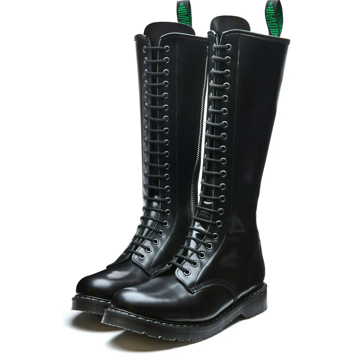 Cheap 20 Eye Zip Derby Boot Women Derby Boots|Zip Boots