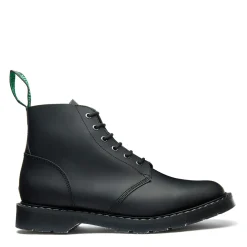 Online Black Matte 6 Eye Astronaut Boot Women Derby Boots|Astronaut Boots