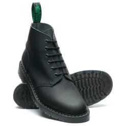 Online Black Matte 6 Eye Astronaut Boot Women Derby Boots|Astronaut Boots