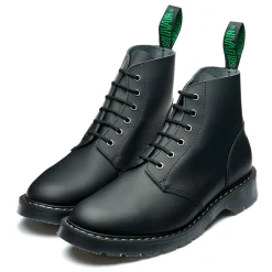 Online Black Matte 6 Eye Astronaut Boot Women Derby Boots|Astronaut Boots