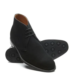 Fashion Black Suede 3 Eye Chukka Boot Logger Boots|Chukka Boots