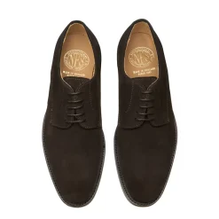 Best Sale Brown Suede 5 Eye Derby Shoe Logger Boots|Gibson Shoes