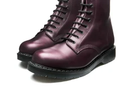 New Burgundy Gaucho 8 Eye Derby Boot Women Derby Boots|Logger Boots
