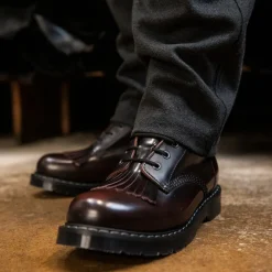 Best Burgundy Rub-Off 8 Eye Derby Boot & Boot Kiltie Bundles|Logger Boots