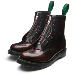 Cheap Burgundy Rub-Off 8 Eye Derby Boot & Zip Guard Bundles|Logger Boots