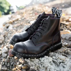 New 6 Eye Steel Toe Capped Derby Boot Women Steel Toe Boots|Derby Boots