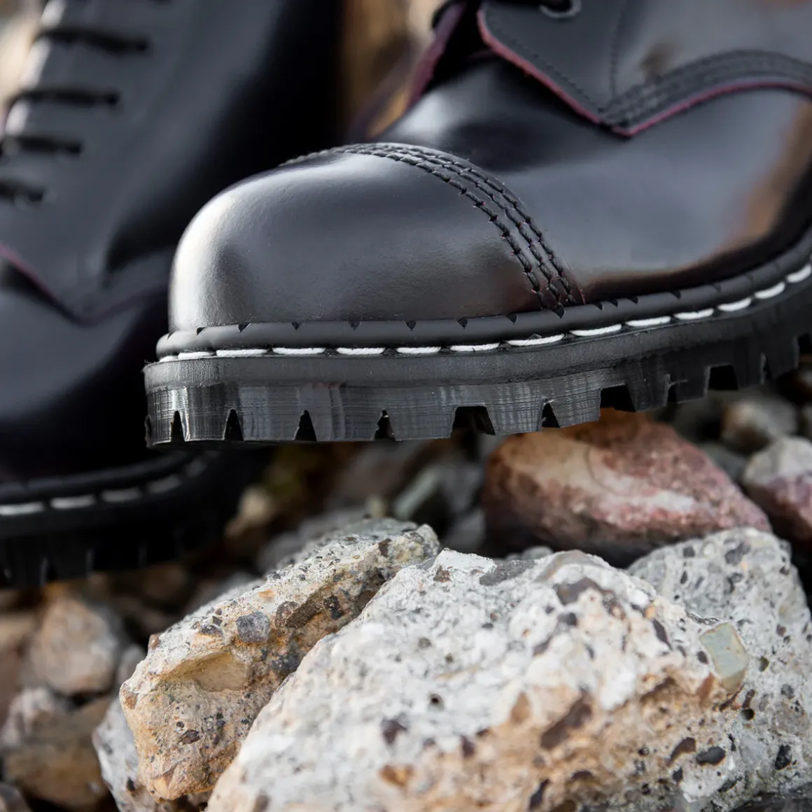 New 6 Eye Steel Toe Capped Derby Boot Women Steel Toe Boots|Derby Boots