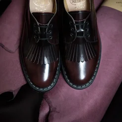 Cheap Burgundy Rub-Off Gibson Shoe & Shoe Kiltie Bundles|Logger Boots