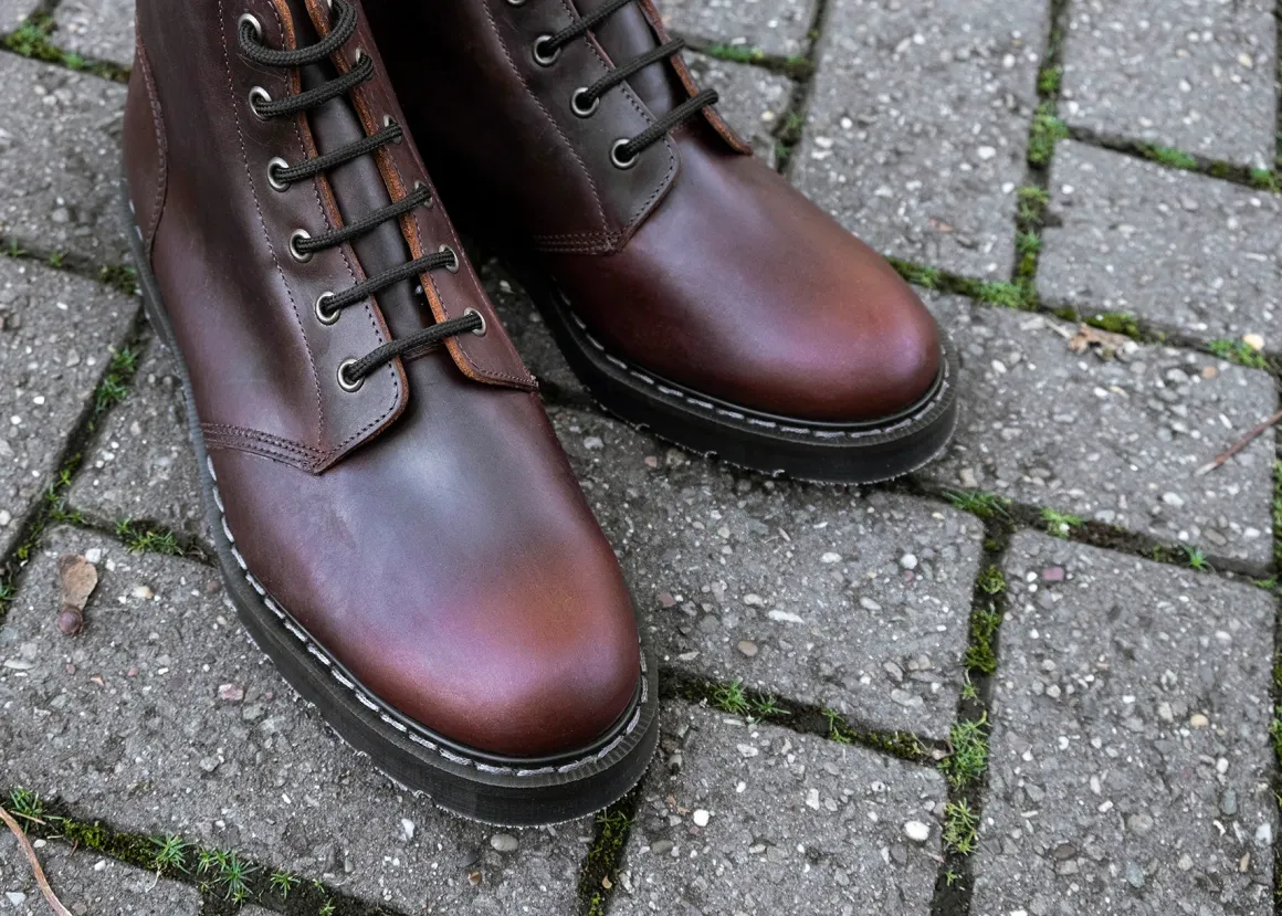 Hot Gaucho Crazy Horse 6 Eye Astronaut Boot Women Derby Boots|Astronaut Boots