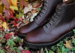 Hot Gaucho Crazy Horse 6 Eye Astronaut Boot Women Derby Boots|Astronaut Boots