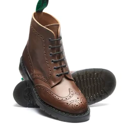 Shop Gaucho Crazy Horse 6 Eye Brogue Boot Women Derby Boots|Brogue Boots