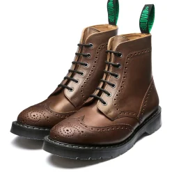 Shop Gaucho Crazy Horse 6 Eye Brogue Boot Women Derby Boots|Brogue Boots