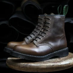 Fashion Gaucho Crazy Horse 8 Eye Derby Boot Women Derby Boots|Logger Boots