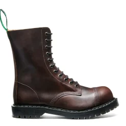 Flash Sale Gaucho Crazy Horse 11 Eye Steel Toe Derby Boot Steel Toe Boots|Logger Boots