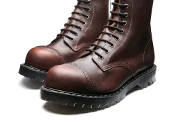 Flash Sale Gaucho Crazy Horse 11 Eye Steel Toe Derby Boot Steel Toe Boots|Logger Boots