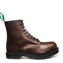 Discount Gaucho Crazy Horse 8 Eye Steel Toe Derby Boot Steel Toe Boots|Logger Boots