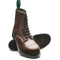 Discount Gaucho Crazy Horse 8 Eye Steel Toe Derby Boot Steel Toe Boots|Logger Boots