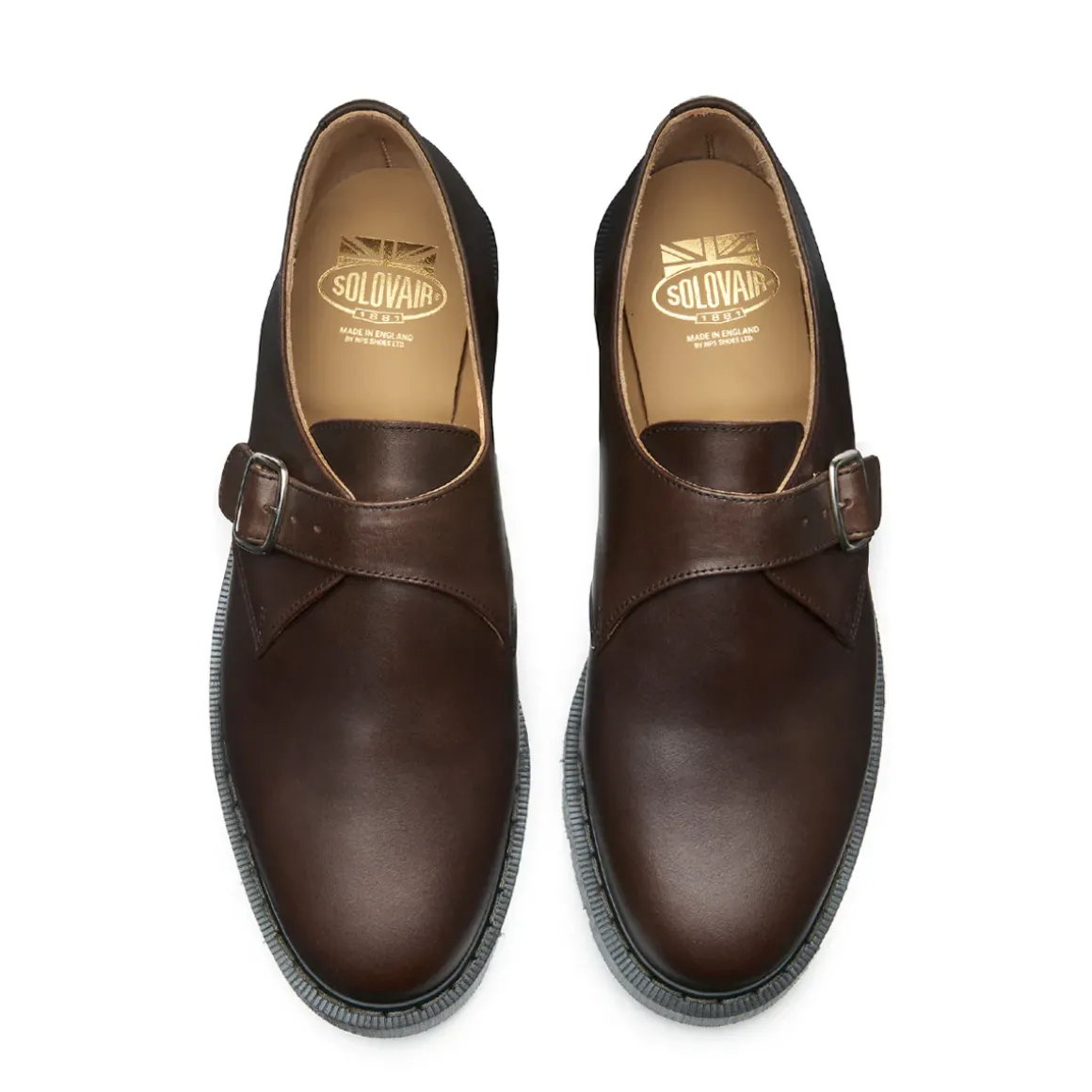 Fashion Gaucho Crazy Horse Single Buckle Monk Shoe Women Monk Shoes|Monk Shoes