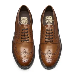 Cheap Tan Calf 5 Eye Gibson Brogue Shoe Gibson Shoes|Brogue Shoes