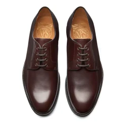 Fashion Walnut Brown Calf 4 Eye Gibson Shoe Gibson Shoes|Logger Boots